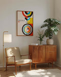 Bauhaus Color Target Poster