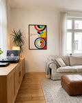 Bauhaus Color Target Poster