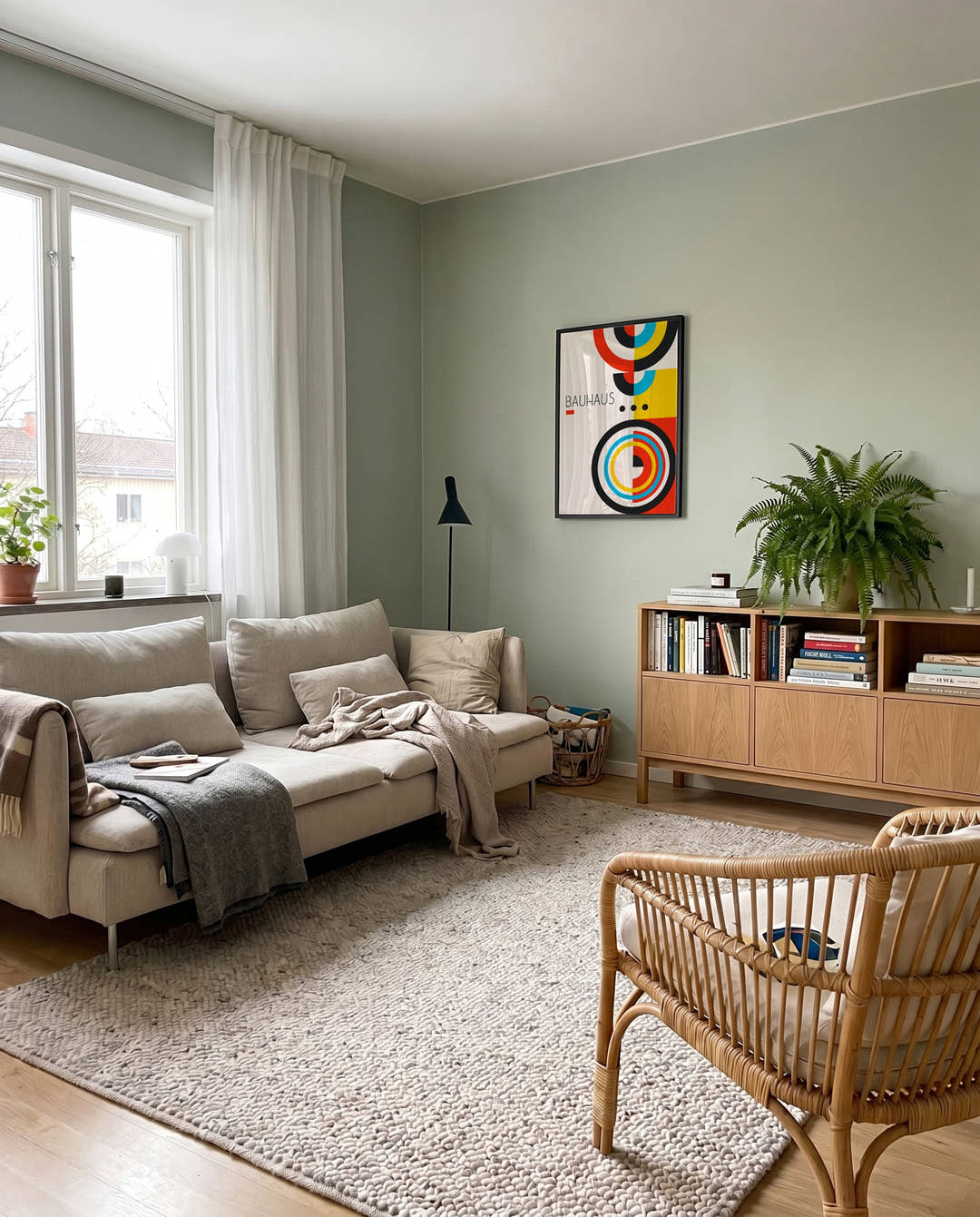 Bauhaus Color Target Poster