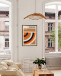 Bauhaus Concentric Arcs Poster