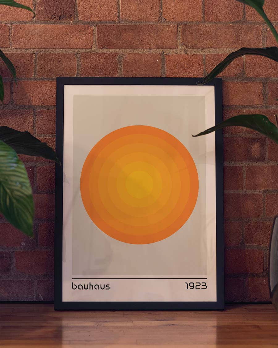 Bauhaus Poster Kreise – Bauhaus Concentric Circle