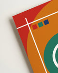 Bauhaus Diagonal Composition Poster