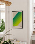 Bauhaus Poster Verlauf – Bauhaus Diagonal Gradient