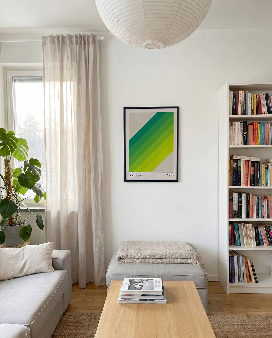 Bauhaus Poster Verlauf – Bauhaus Diagonal Gradient