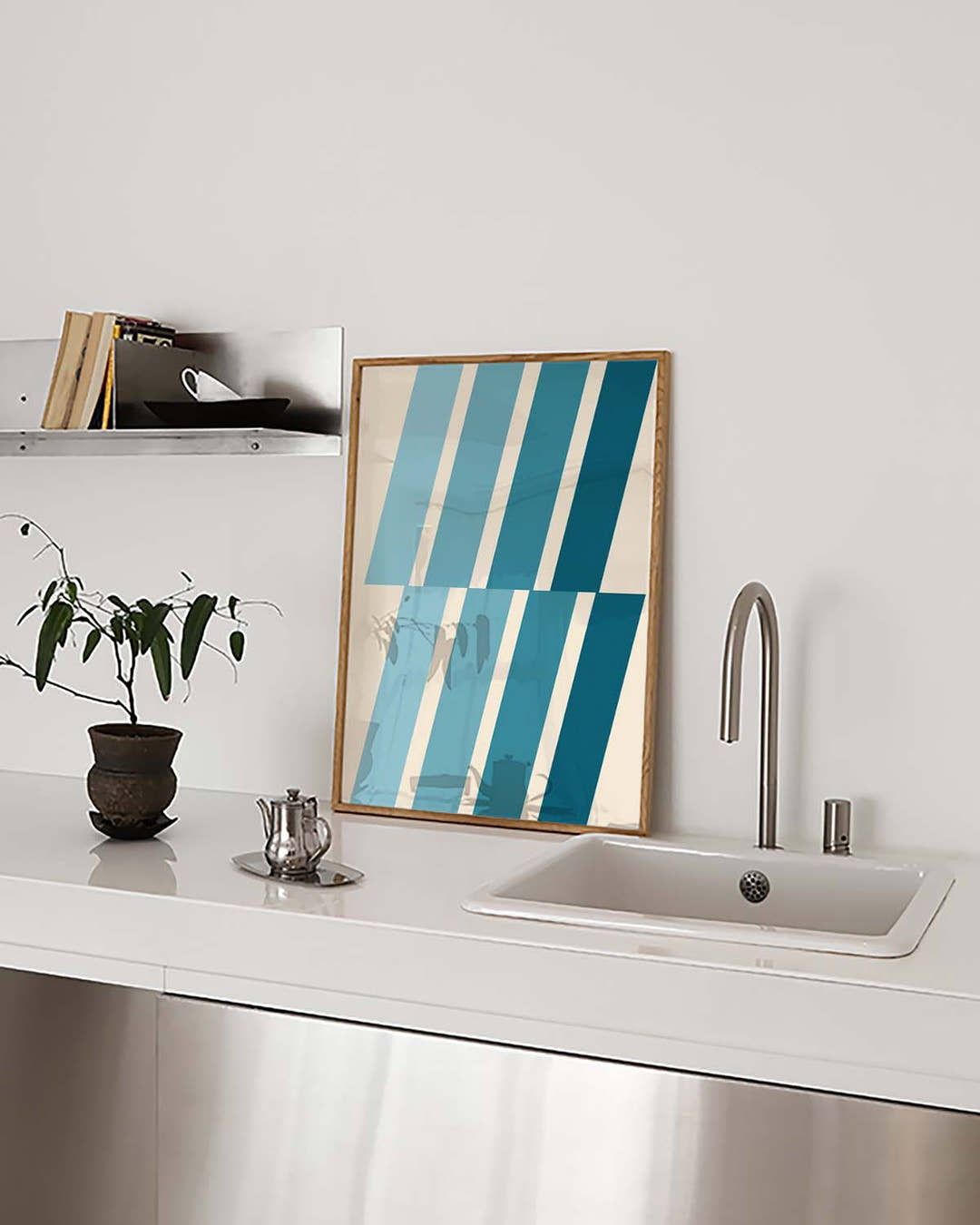 Bauhaus Poster Streifen – Bauhaus Diagonal Stripes