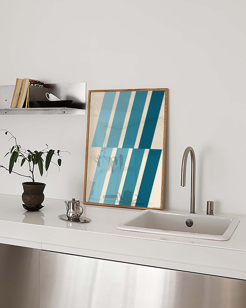 Bauhaus Poster Streifen – Bauhaus Diagonal Stripes