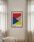 Bauhaus Poster geometrisch – Bauhaus Diagonal Stripes