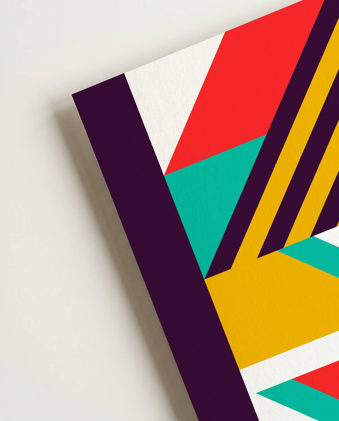Bauhaus Diagonal Stripes Poster