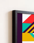 Bauhaus Diagonal Stripes Poster
