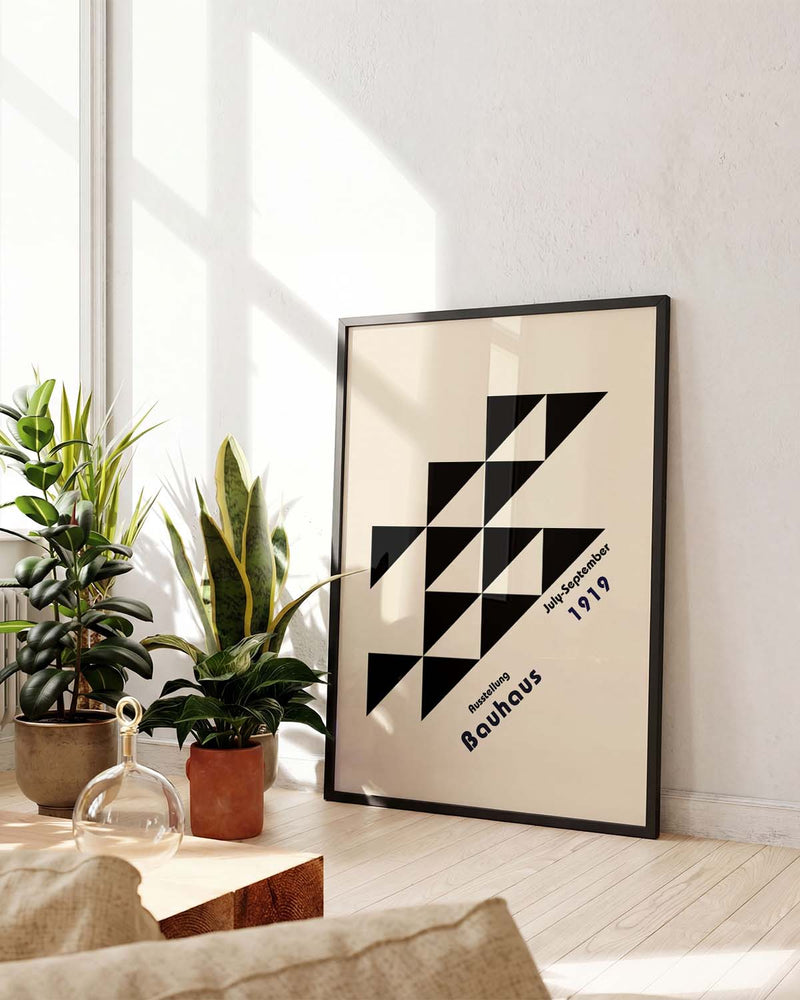 Bauhaus Poster Dreiecke – Bauhaus Diagonal Triangle