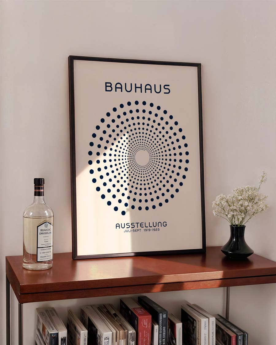 Bauhaus Poster Punkte – Bauhaus Dot Circle