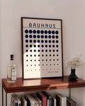 Bauhaus Dot Gradient Poster