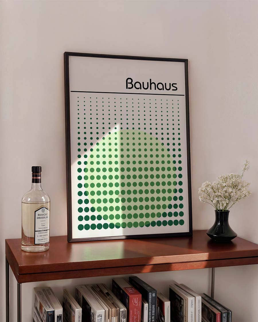 Bauhaus Poster Punkte – Bauhaus Dot Gradient