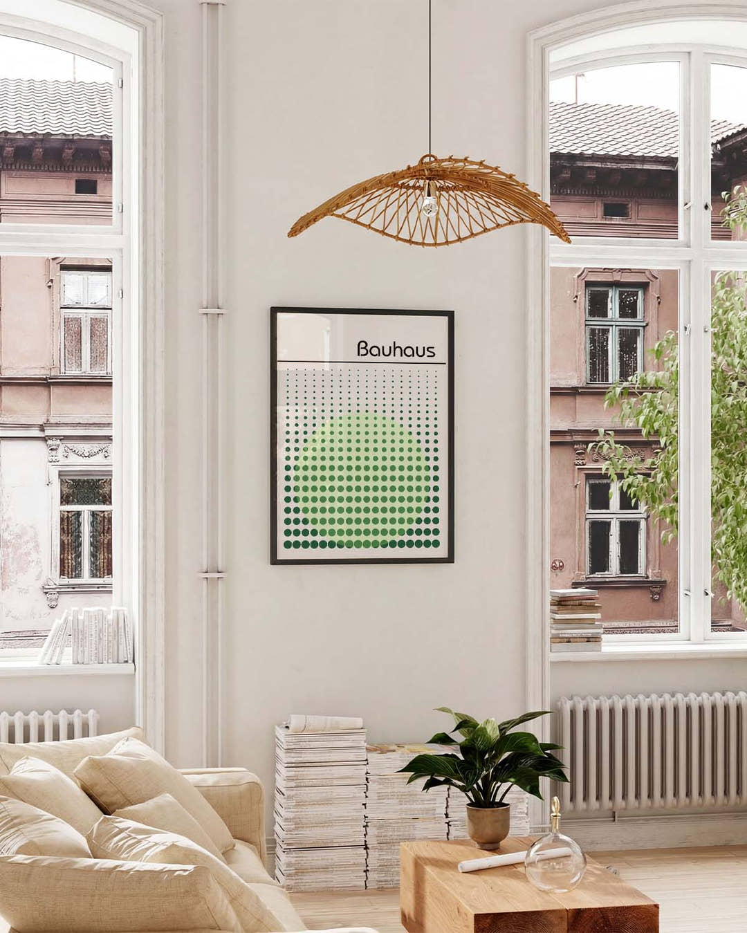 Bauhaus Poster Punkte – Bauhaus Dot Gradient