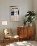 Bauhaus Dot Gradient Poster