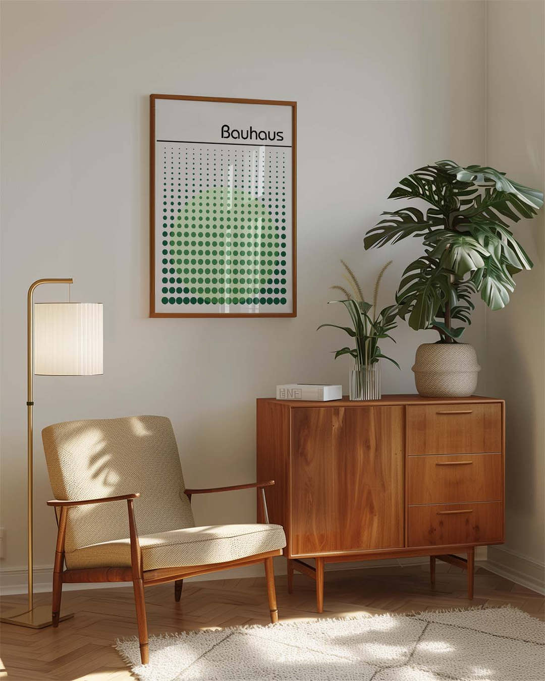 Bauhaus Poster Punkte – Bauhaus Dot Gradient