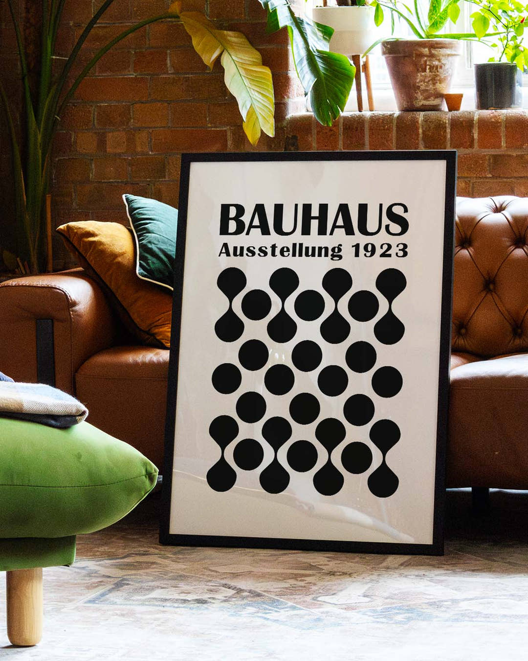 Bauhaus Dot Grid Poster