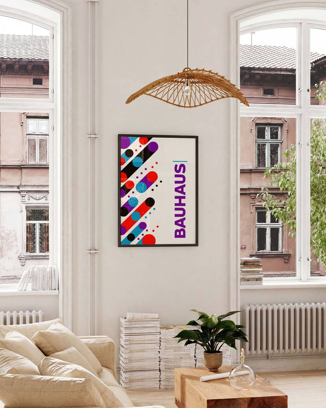 Bauhaus Dots Poster