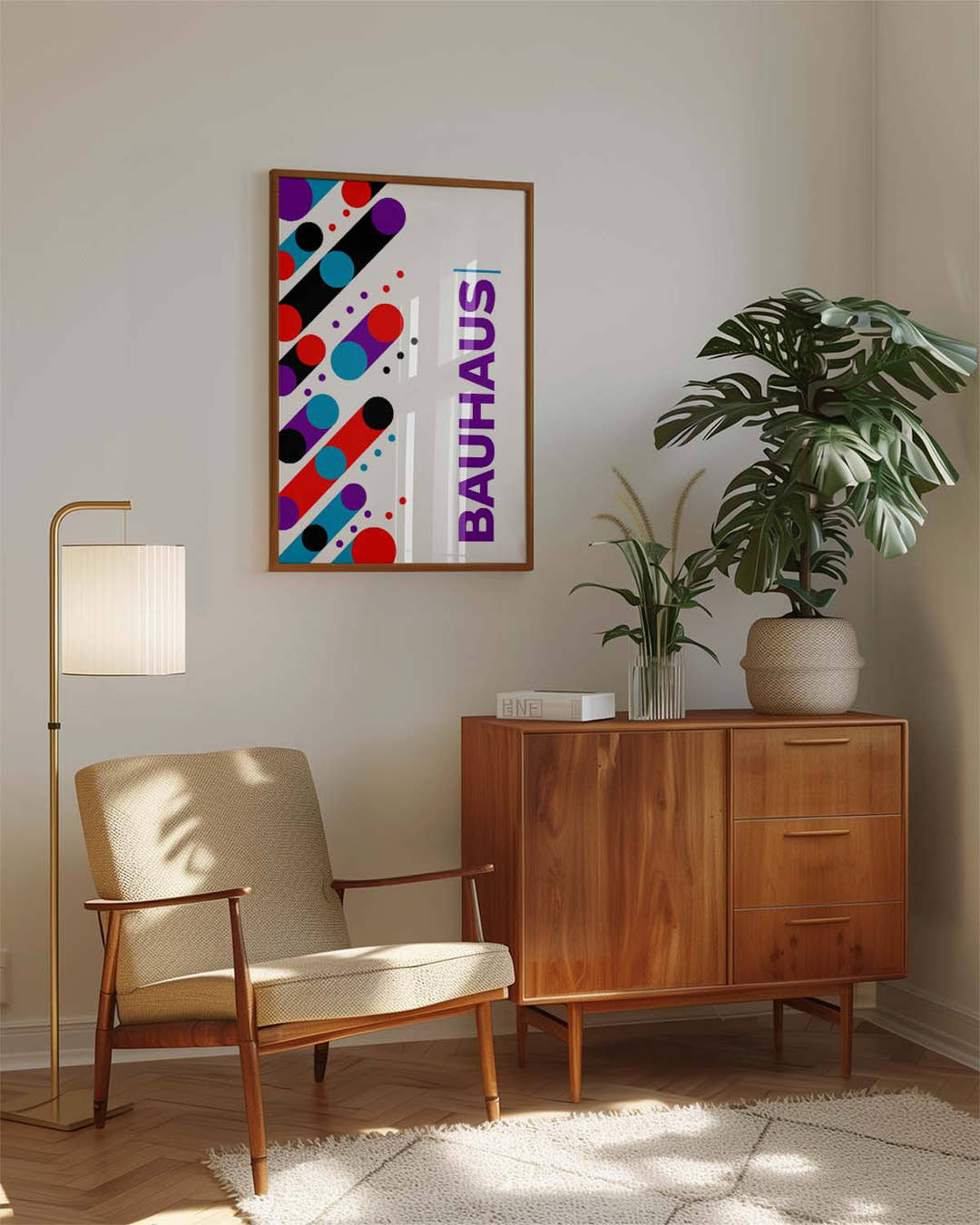 Bauhaus Dots Poster