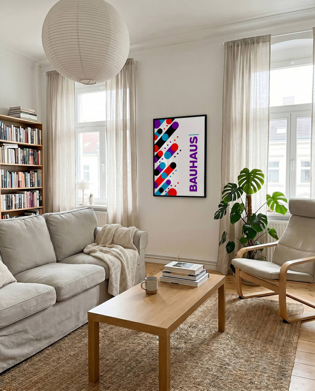 Bauhaus Dots Poster