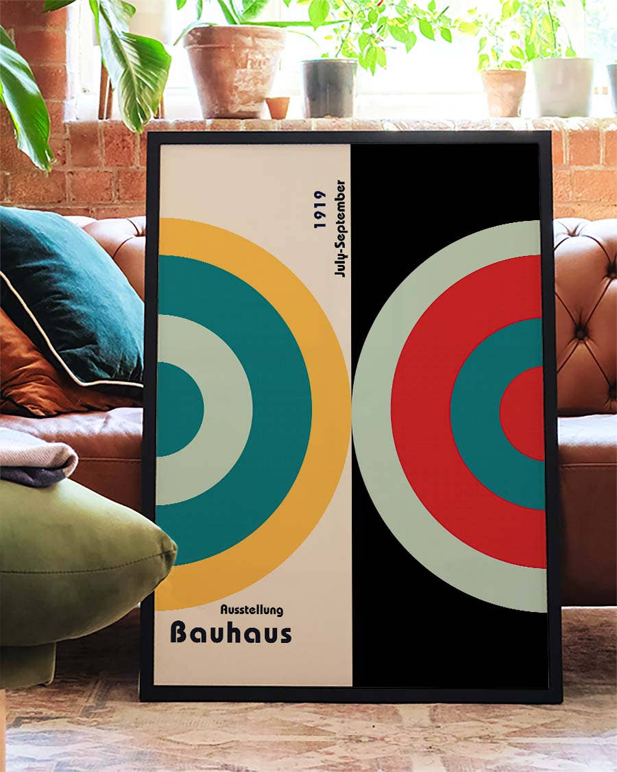 Bauhaus Poster Kreise – Bauhaus Double Circle Modern