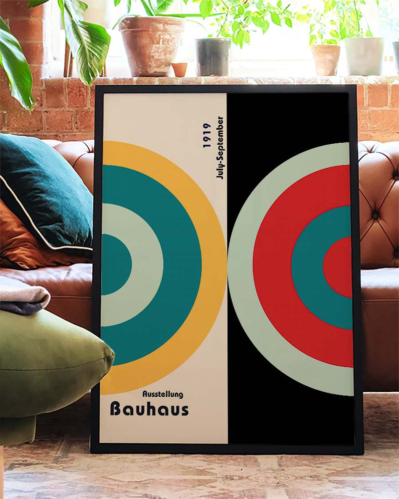 Bauhaus Poster Kreise – Bauhaus Double Circle Modern