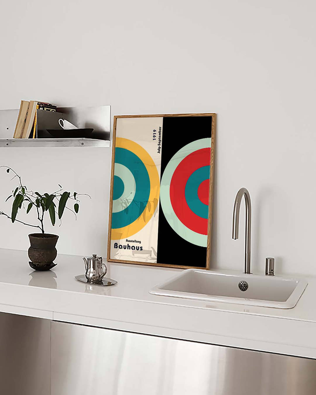 Bauhaus Poster Kreise – Bauhaus Double Circle Modern
