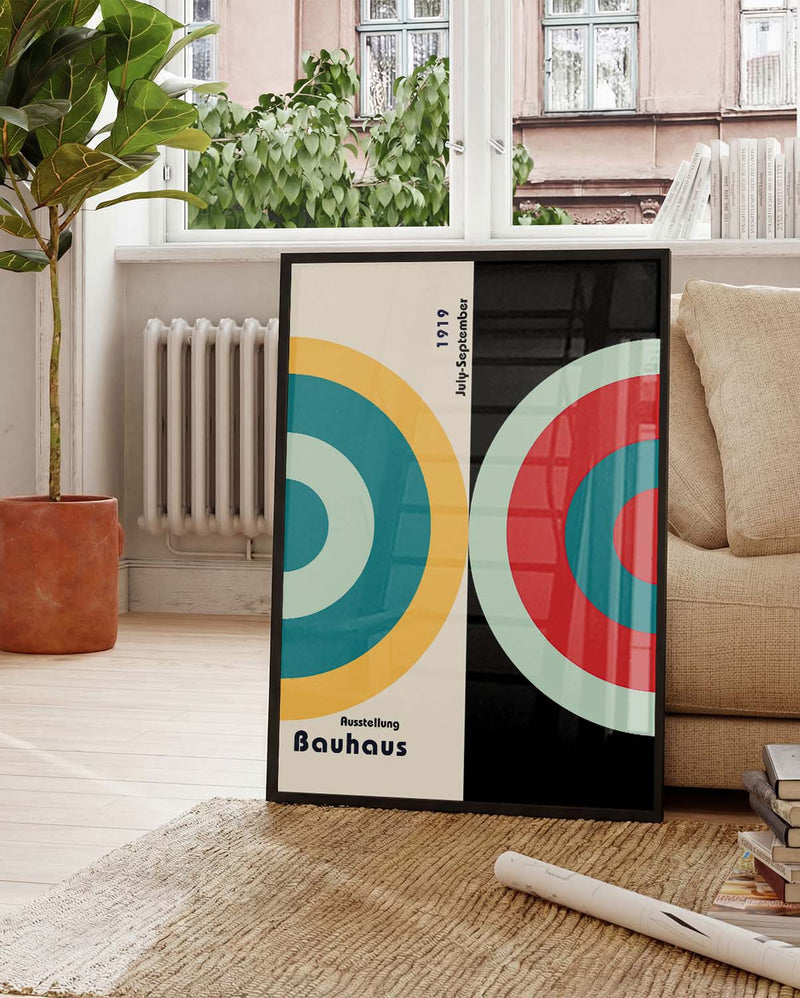 Bauhaus Poster Kreise – Bauhaus Double Circle Modern