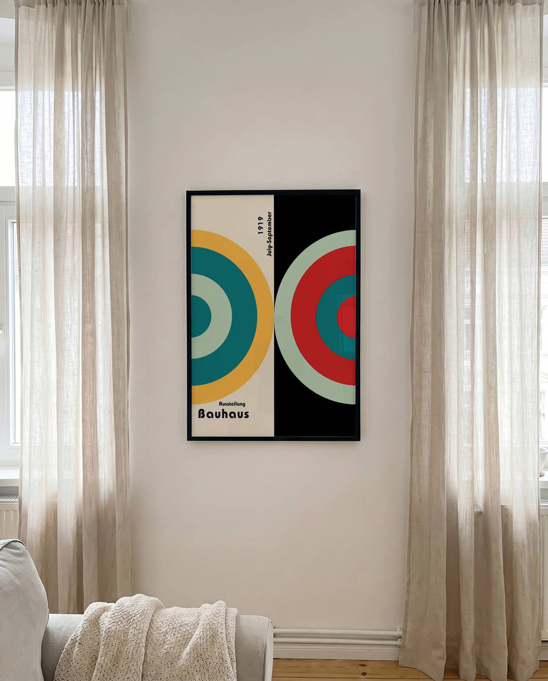 Bauhaus Poster Kreise – Bauhaus Double Circle Modern