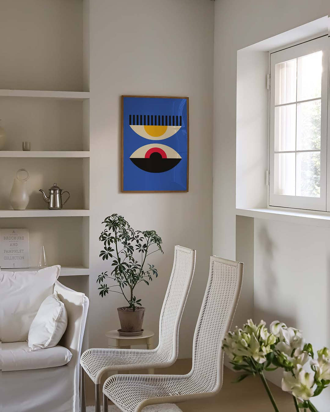 Bauhaus Double Eye Poster