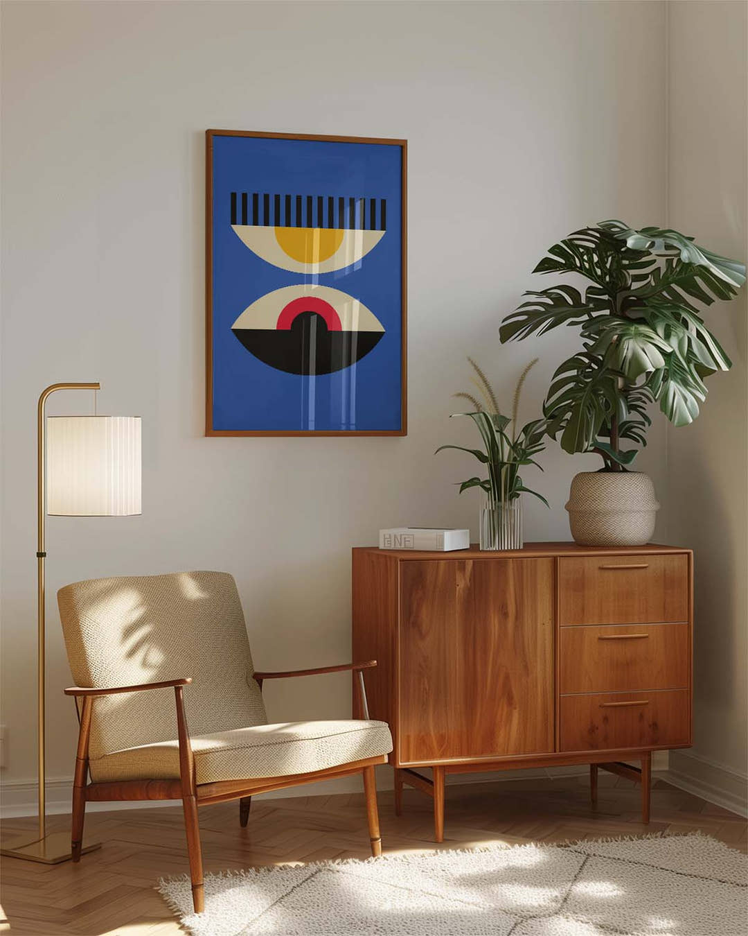 Bauhaus Double Eye Poster