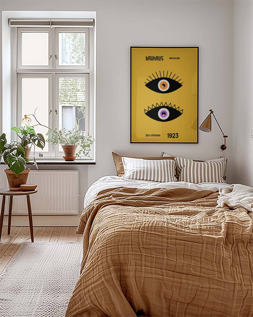 Bauhaus Poster Augen – Bauhaus Double Eye Modern