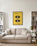 Bauhaus Poster Augen – Bauhaus Double Eye Modern