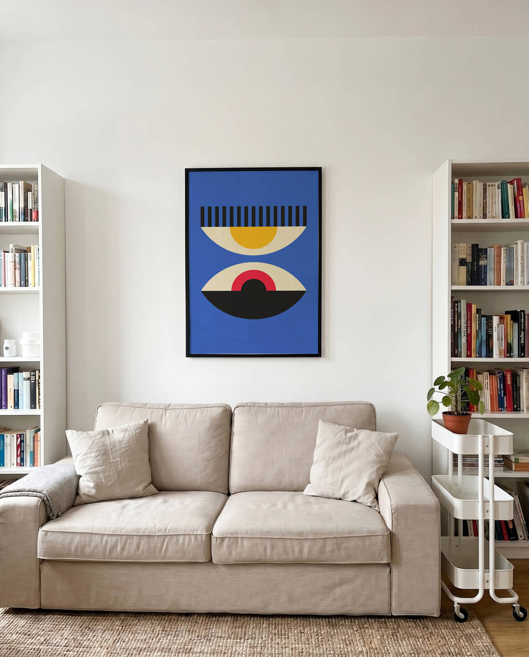 Bauhaus Double Eye Poster