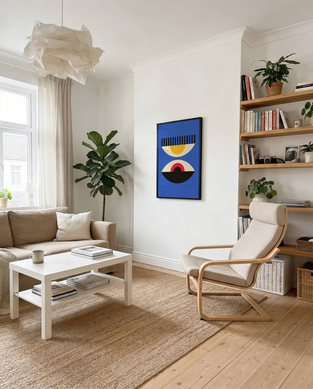 Bauhaus Double Eye Poster