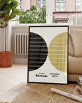 Bauhaus Poster Kreise – Bauhaus Dual Circle Stripes