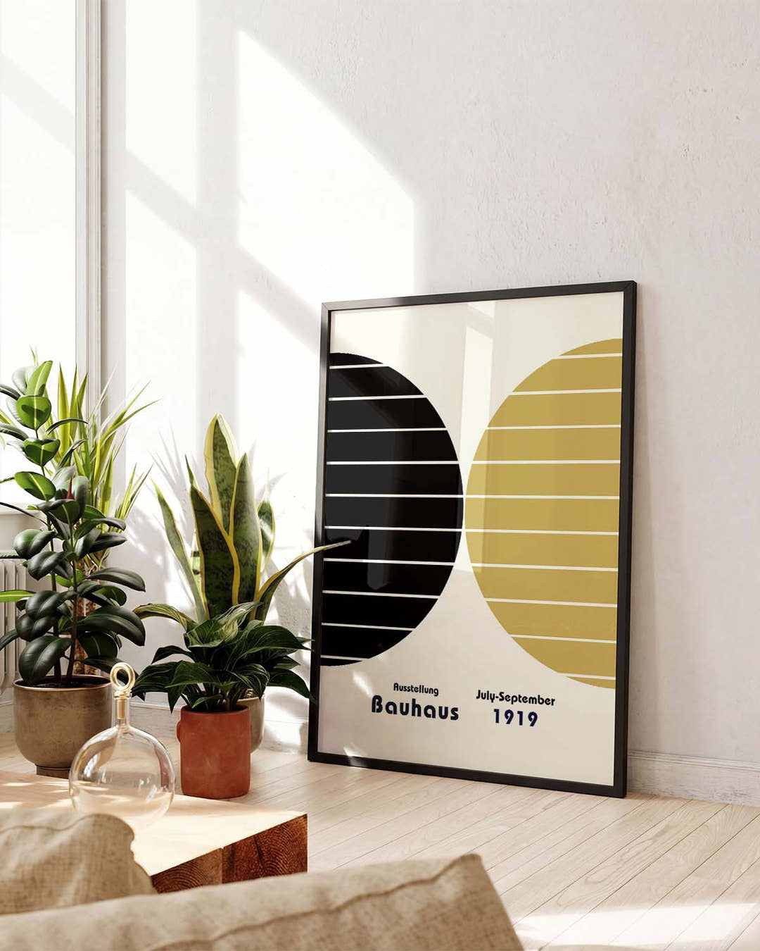 Bauhaus Poster Kreise – Bauhaus Dual Circle Stripes