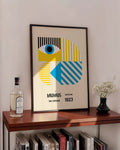 Bauhaus Poster Auge – Bauhaus Eye Geometry