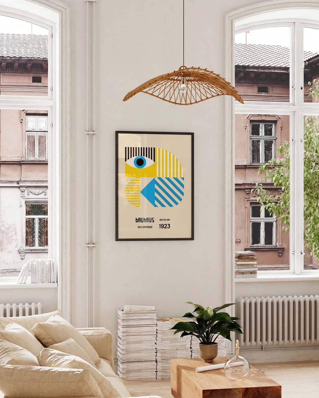 Bauhaus Poster Auge – Bauhaus Eye Geometry