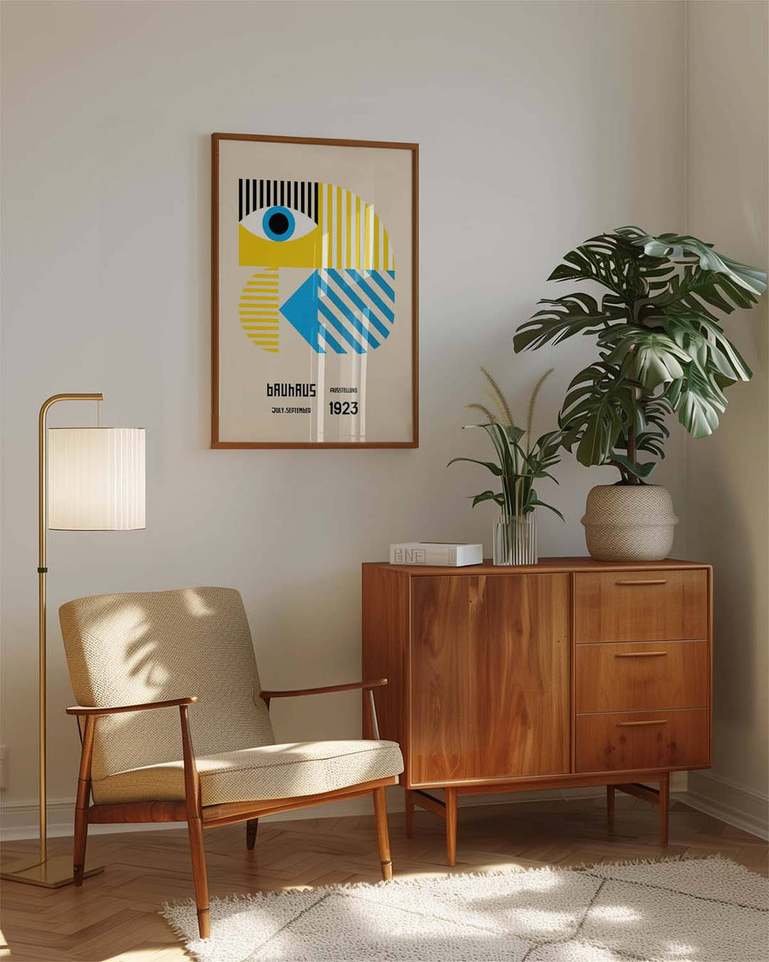 Bauhaus Poster Auge – Bauhaus Eye Geometry