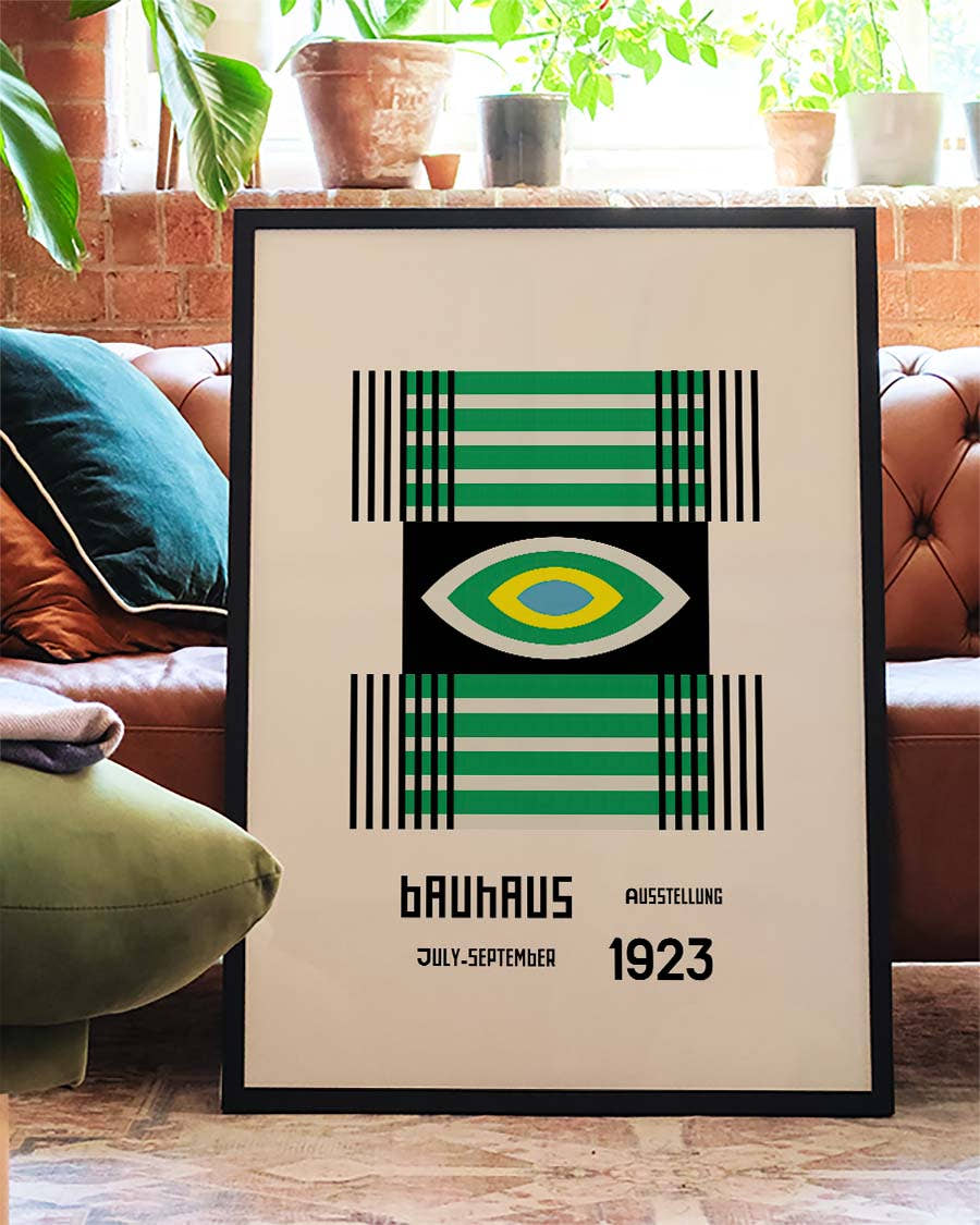 Bauhaus Poster Auge – Bauhaus Eye Stripe