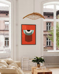 Bauhaus Eye Stripes Poster