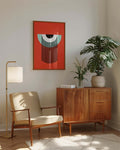Bauhaus Eye Stripes Poster
