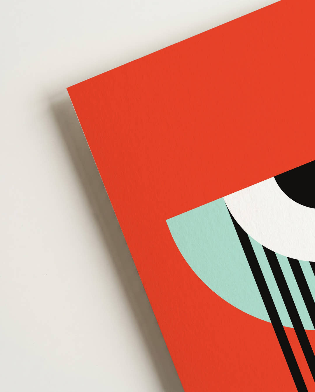 Bauhaus Eye Stripes Poster