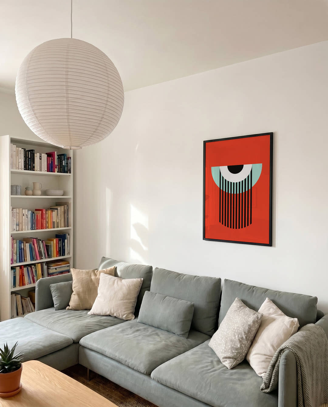 Bauhaus Eye Stripes Poster