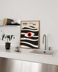 Bauhaus Poster Auge – Bauhaus Eye Wave Abstract