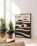Bauhaus Poster Auge – Bauhaus Eye Wave Abstract
