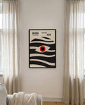 Bauhaus Poster Auge – Bauhaus Eye Wave Abstract