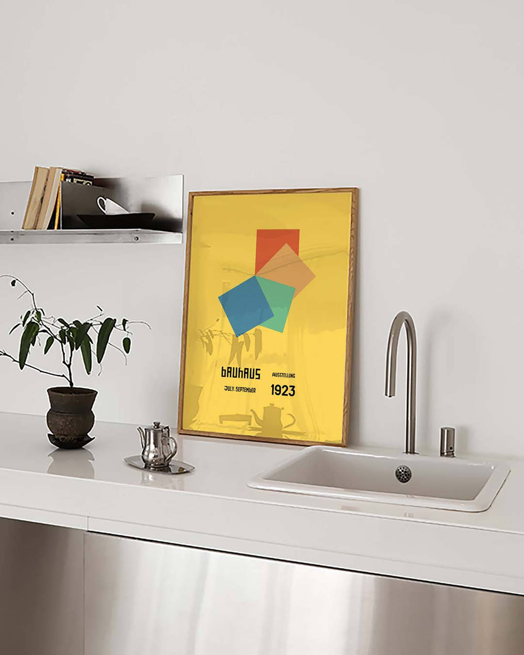 Bauhaus Poster Formen – Bauhaus Floating Squares
