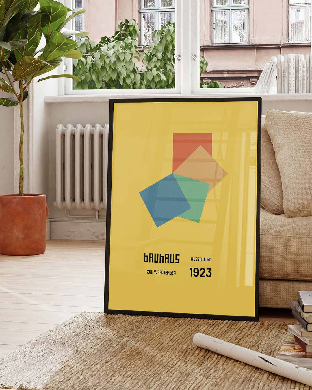 Bauhaus Poster Formen – Bauhaus Floating Squares